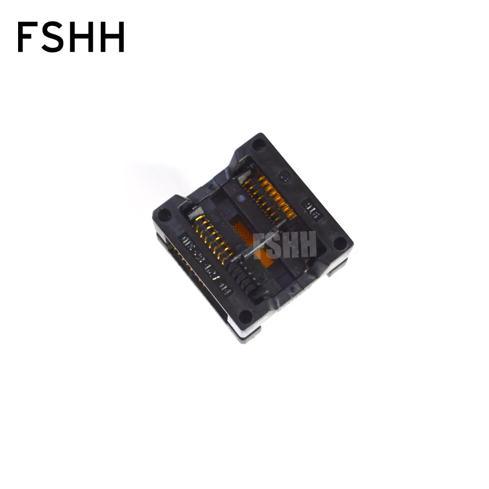 CNV-SOP16(H)-DIP16 Programmer Adapter 300mil  SOIC16 SO16 Adapter SOP16 to DIP16 Test Socket OTS-16(28)-1.27-04