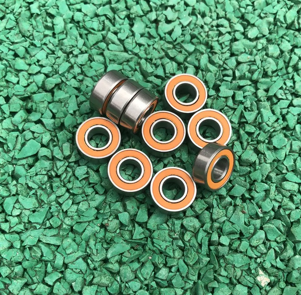 10pcs  SMR105-2RS  5*10*4  ABEC-7  Stainless Steel hybrid Si3N4 ceramic ball bearing  SMR105 2RS CB LD 5x10x4 mm