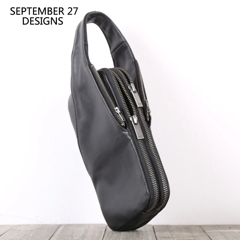 Men Clutch Bag Genuine Cow Leather Handmade Luxury Male Cell Phone Wallets Travel Long Purses Multifunctional Storage Money Bag