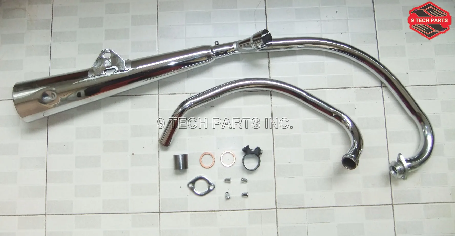 High quality GN250 Exhaust Complete GN 250  Silencer motorcycle Muffler OEM 14305-38360-000