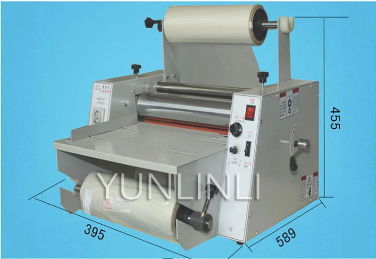 110V/220V Rolle Laminator 15 Zoll 380mm Heavy Duty Stahl Roller Kalten Heißer Thermische 2 Funktion geschwindigkeit Einzustellen Kalt Laminieren Maschine