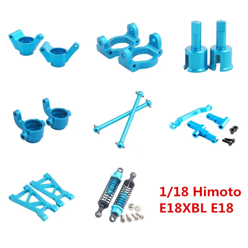 Himoto E18XBL E18 1/18 Upgrade Parts Aluminum Metal For 1/18 Electric Off Road Buggy Truck Remote Control Toys Car Spino