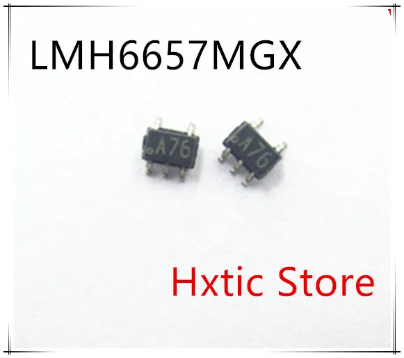 

Новинка; 10 шт./лот LMH6657MGX LMH6657MG LMH6657 маркировки A76 SC70-5 IC