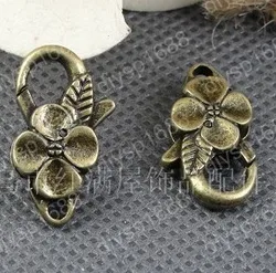 40pcs/lot 26*15MM Zinc Alloy Jewelry Findings Lobster Clasps Hooks LLA1122