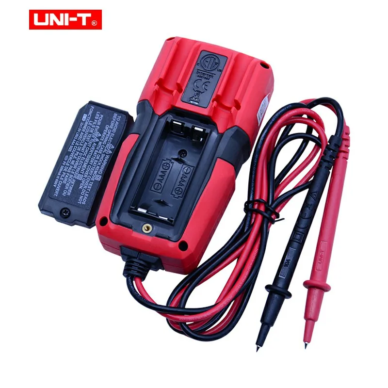 UNI-T UT125C Mini Pocket Digital Multimeter DC/AC Ammeter Resistor Capacitor Frequency Diode NCV Test Low Voltage Display