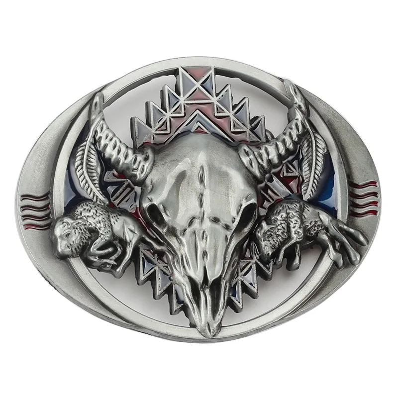 

tauren Belt buckle smooth hollow head