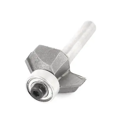 Woodworking Straight Shank 45 Degree Chamfer Router Bit Cutting Tool 1/4