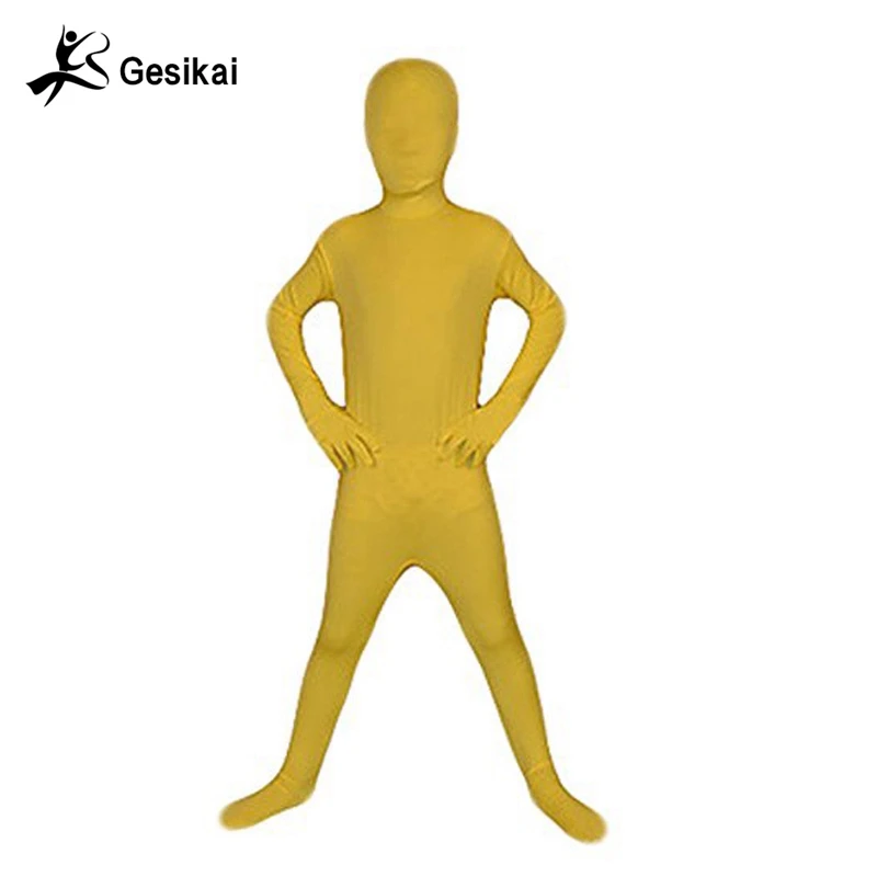 Ban Đầu Trẻ Em Full Bodysuits Lycra Zentai Khiêu Vũ Thể Thao Mặc Trẻ Em Bé Trai Bé Gái Thể Dục Dụng Cụ Bodysuits Liền Quần Trang Phục Halloween