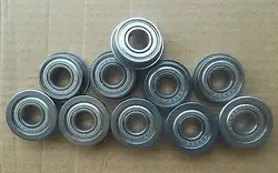 10Pcs F693 F693ZZ Shielded Model Flange Bearing 3 x 8 x 4mm