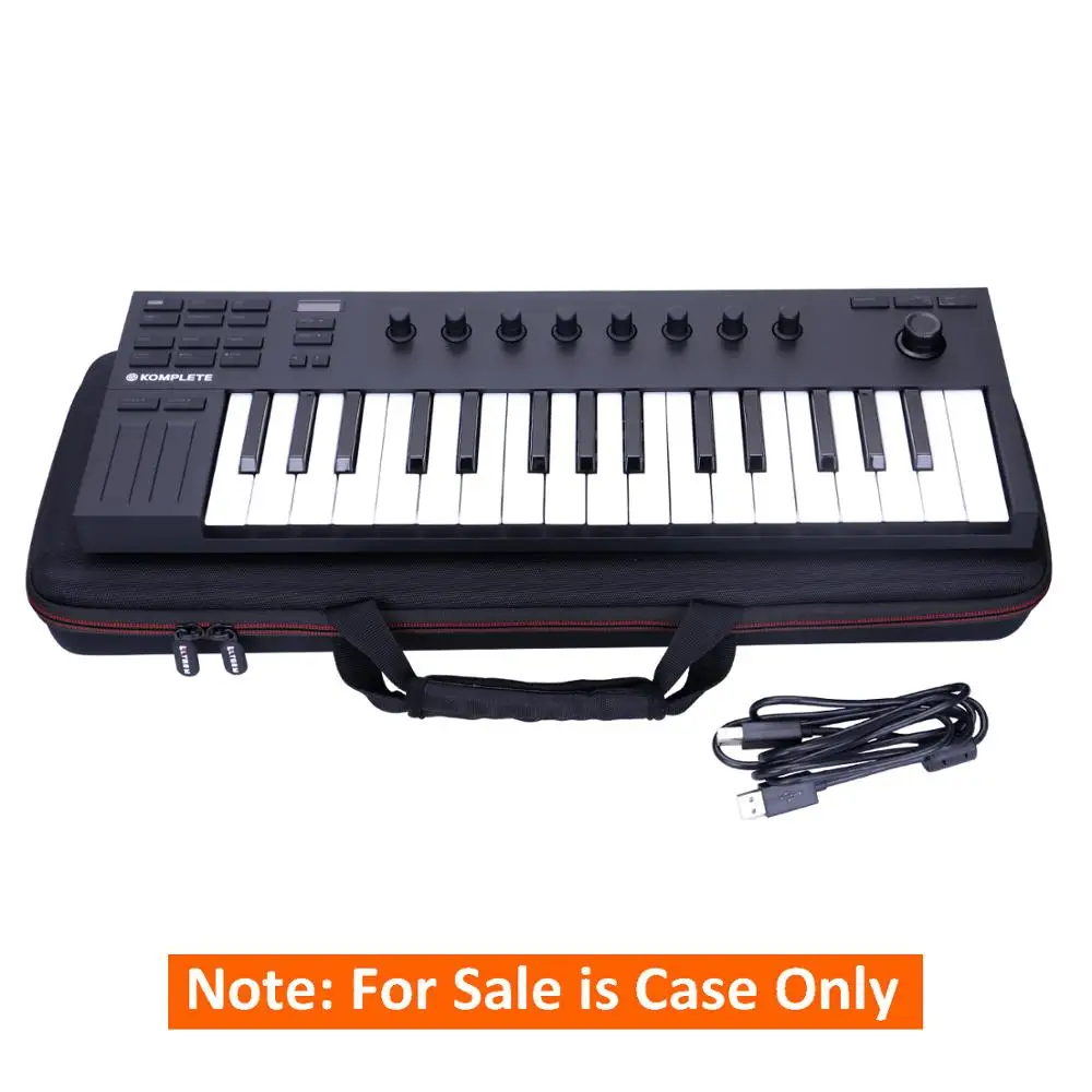 LTGEM EVA Waterproof Carrying Hard Case for Native Instrument Komplete Kontrol M32 Controller Keyboard