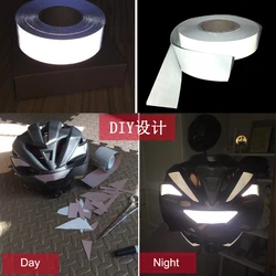 Roadstar Reflective Sticker EN ISO 20471 Many Size Acceptable Reflective Fabric with Adhesive Warning Mark for Bag Car Helmet