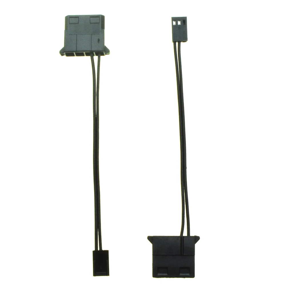 4pin Molex Female Port to 3Pin Female PC Fan Cooling Converter Cable D plug IDE Power to 3 Pin Connector Power supply Cable