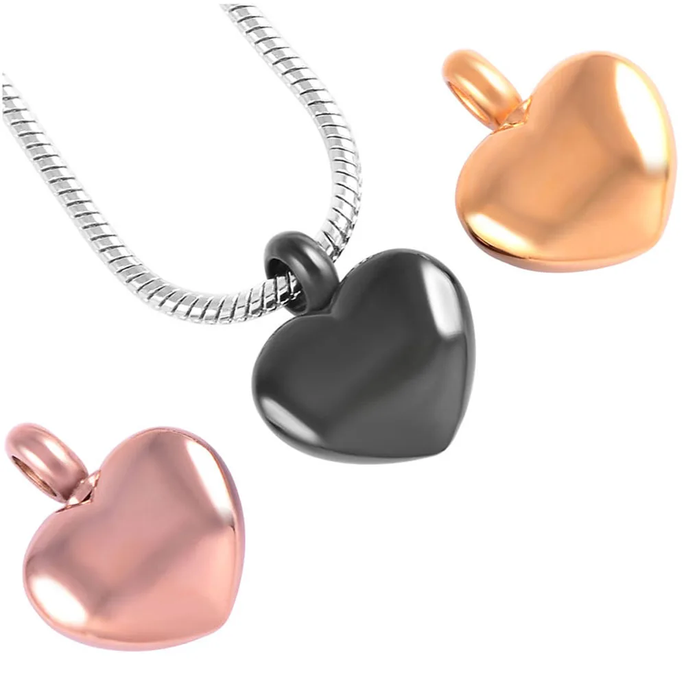 

IJA0011 Stainless steel PVD little heart elegant charm cremation jewelry for ashes family pet memorial urn (only pendant )