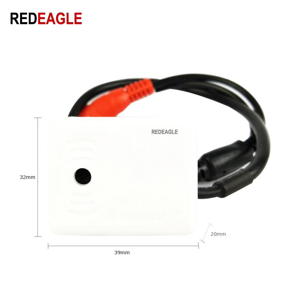 REDEAGLE Adjustable Mini AUDIO CCTV Microphone pick up MIC RCA Audio Output For Security Camera System Kit