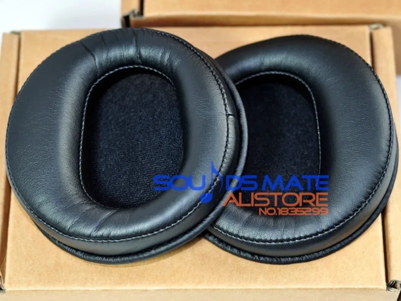 Genuine Leather Replacement Ear Pads Cushion For Denon AH D2000 D5000 D7000 D 2000 5000 7000 Headphone