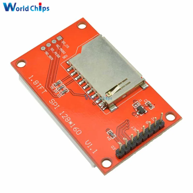 Imagem -05 - Polegada 128x160 8pin Tft Lcd Módulo de Exibição St7735s Controlador Unidade 16 Bit Spi para Arduino 51 Avr Stm32 Braço 1.8 1.8