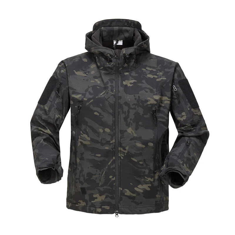 Hunting jacket Brand Clothing Autumn Men\'s Military Camouflage Fleece Jacket Army Tactical Clothing Multicam Male Camouflage