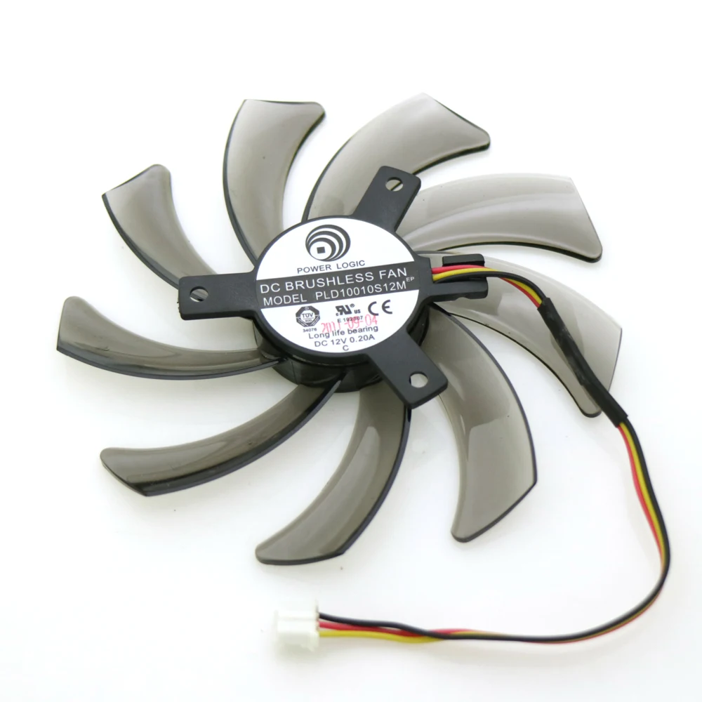 Free Shipping PLD10010S12M 12V 0.20A 95mm VGA Fan 3Pin For Gigabyte GVN550WF2 N56GOC R667D3 R777OC Graphics Card Cooling Fan