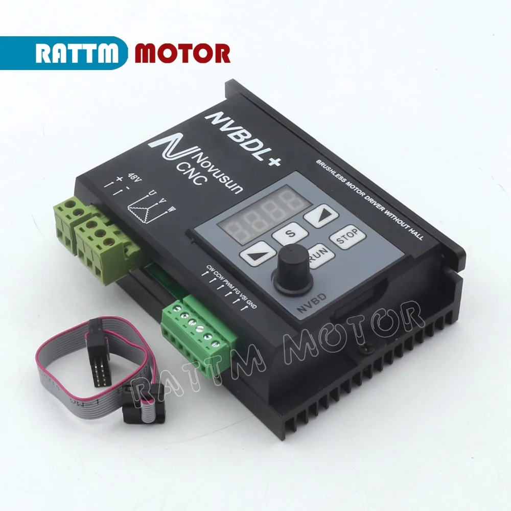 Imagem -06 - Brushless ar Refrigerado Motor do Eixo 400w 48v Er8 Mais 600w 60v Driver sem Hall Cnc Router Moagem Milling Kit dc