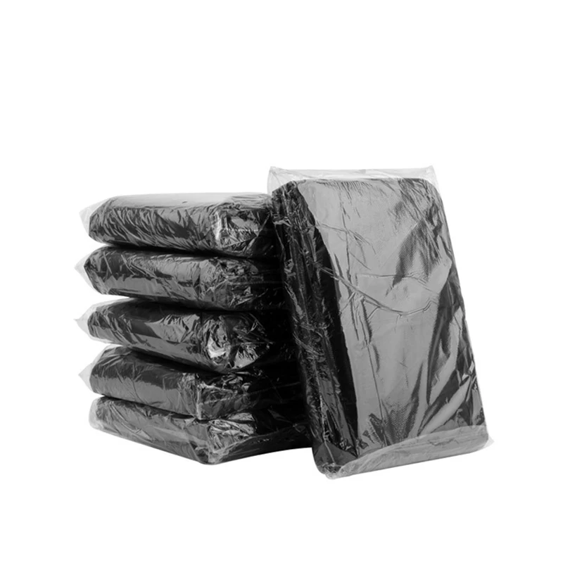 10PS 50x60cm Kitchen Garbage Bags HDPE Pressure Bag Waterproof Storage Bags Plastic Outdoor & Home Garbage Bag Large Packaging