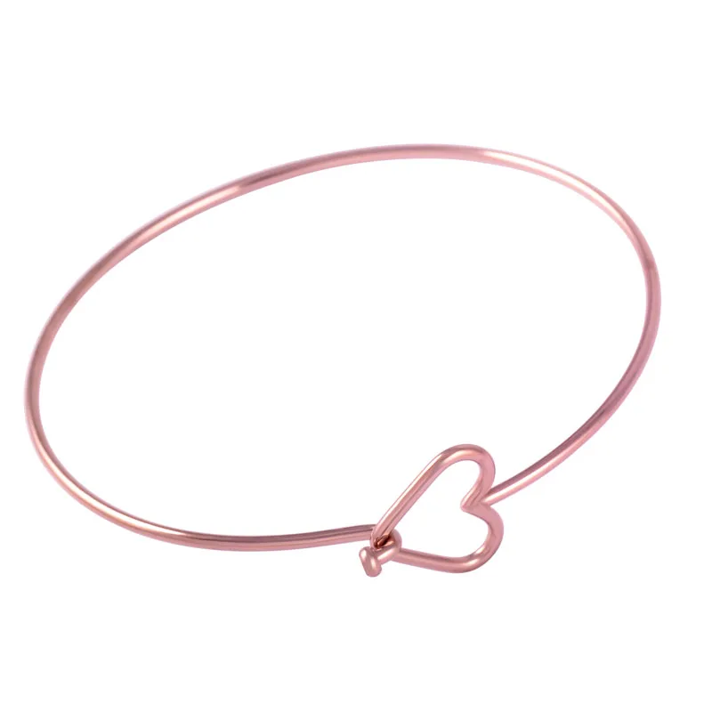 CMB0316  Arrow Heart Premium quality Custom Cuff Bangle Fashion Women Bracelet can be DIY for charms