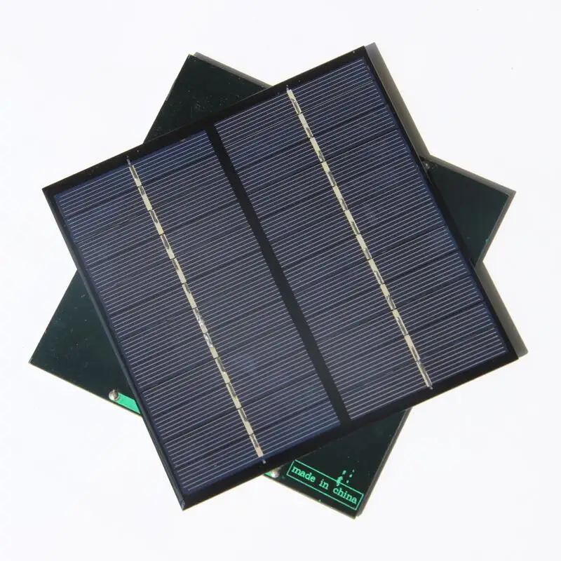 500 STKS 2.8 W 12 V Polykristallijne Zonnepaneel Epoxy Mini Zonnecel Zonnemodule DIY Zonnestelsel Sqaure Solar Plate135 * 135 MM