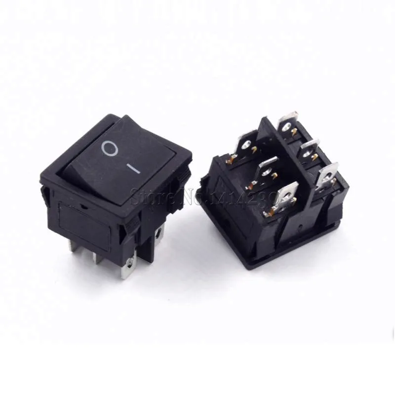 1PC KCD5 21x24mm 21*24mm Rocker Switches Kit 4 Pin 6Pin 2 Position 3 Position 6A/12A 250VAC ON-OFF ON-OFF-ON