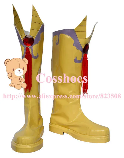 

Custom made yellow Germany Italy Shoes from Axis Powers Hetalia Cosplay