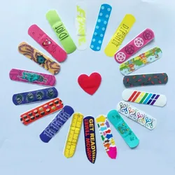 20 Pcs Waterproof Breathable Cute Cartoon Band Aid Hemostasis Adhesive Bandages First Aid Emergency Kit For Kids Children