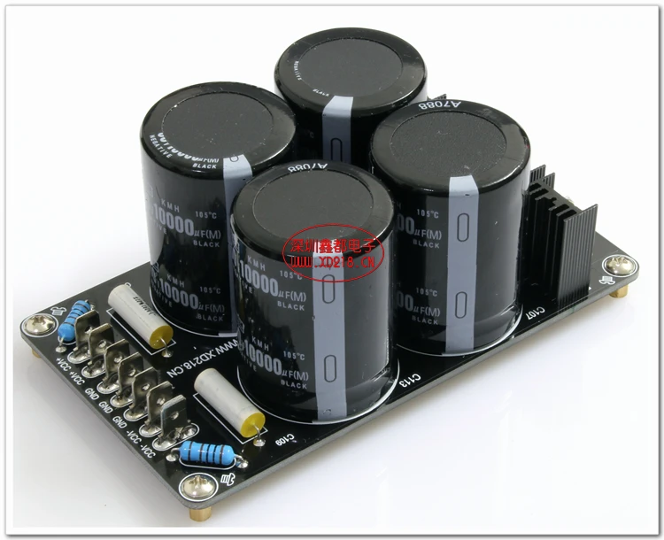 Cao cấp amplifier 4*10000 uF 50 V bảng điện