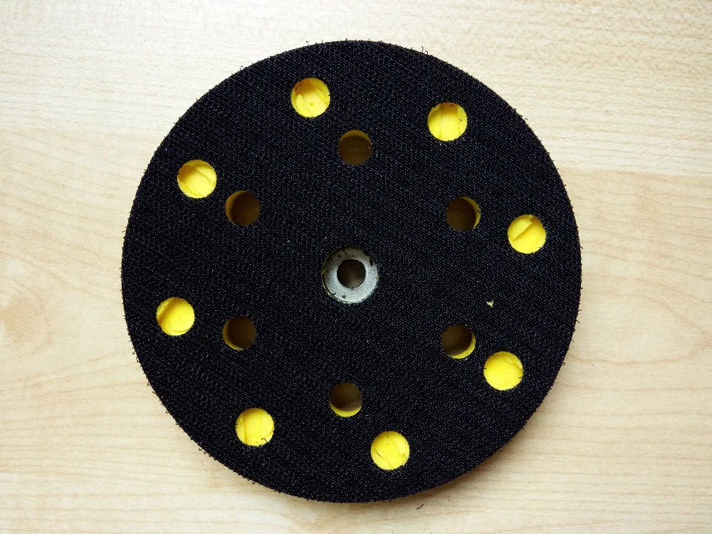 2pcs/set 15 holes 5 inch sanding disc for polisher, for sander with vacuum, for 125mm pneumatic sander 5