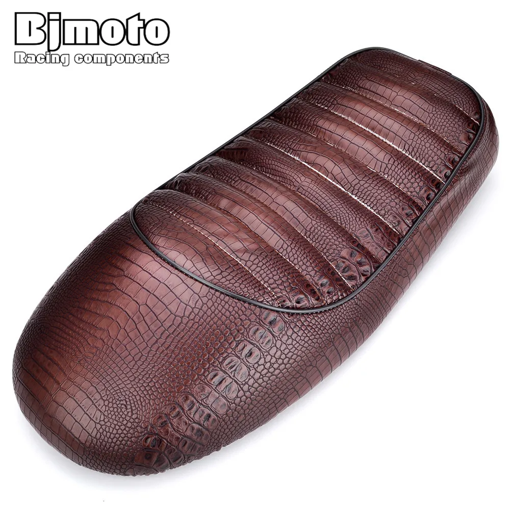 BJMOTO Motorcycle Vintage Cafe Racer Seat Retro Saddle Cushion For Honda CB CL Retro Cafe Racer CB350 CB400 CB500 CB550 CB750