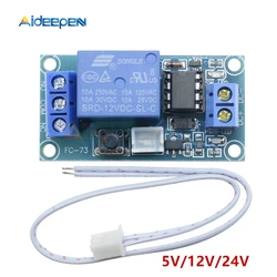 1 Channel DC 5V/12V/24V Latching Relay Module with Touch Bistable Switch MCU Control One Channel Relay