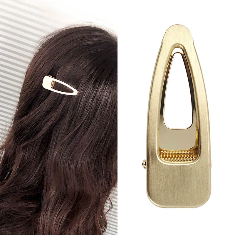 10Pcs Big Hairclips Fashion Rhodium Gold Color Korean Hairpin Hair Clip Base for Diy Jewelry Making Hair Jewelry