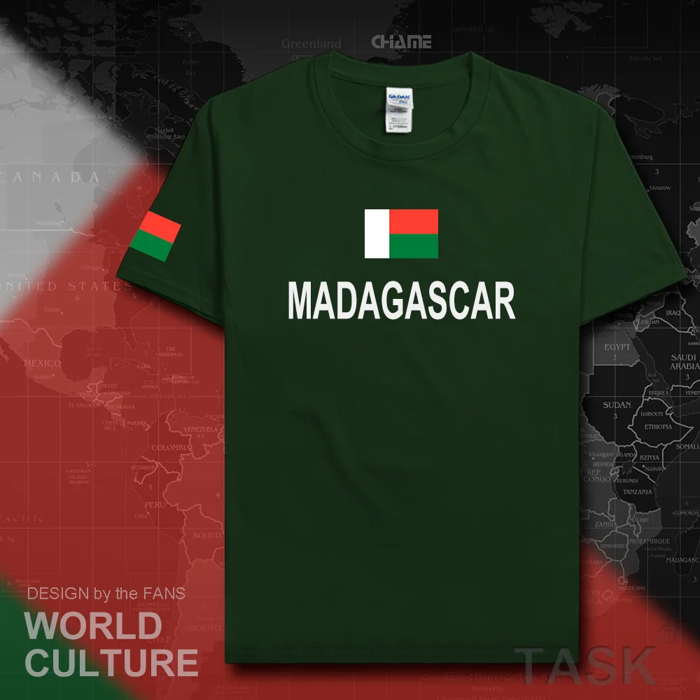 Madagascar men t shirts fashion 2017 jersey nation team 100% cotton t-shirt clothing tees MDG Malagasy Madagasikara Madagascar