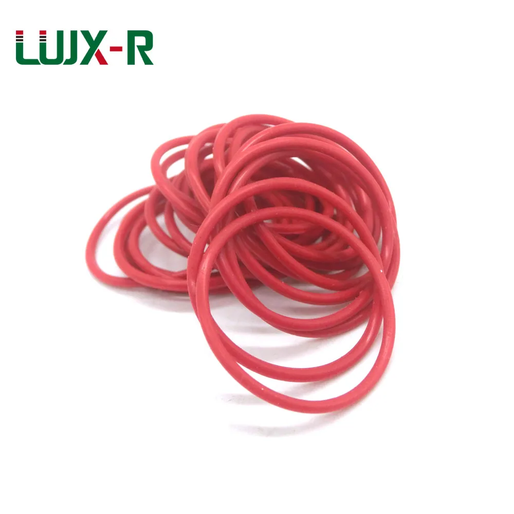 LUJX-R 10pcs 3mm O ring Seal Red VMQ O-Ring Washer OD 85/90/100/115/130/140/145mm 