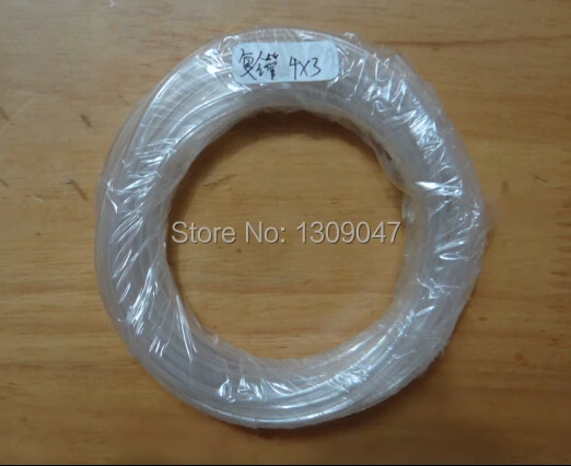 50meters 4mm*3mm printer tube printer ink tube solvent ink tube for solvent printer