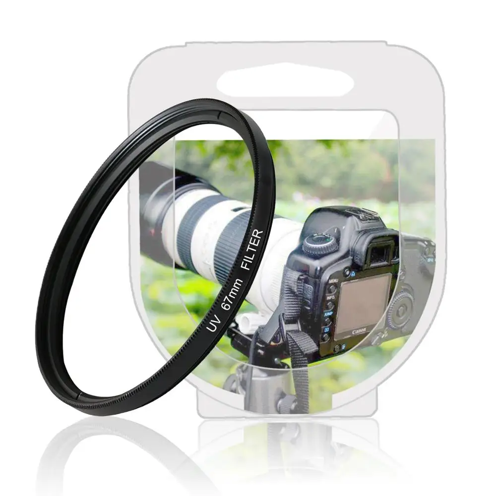 

15pcs/lot UV Digital Filter Lens Protector for canon nikon DSLR Camera with package