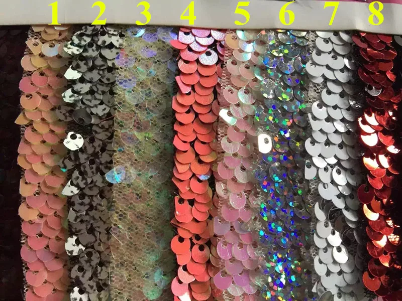 130cm wide Sequined Fabric, 31 colors available, XERY-JHC160906A