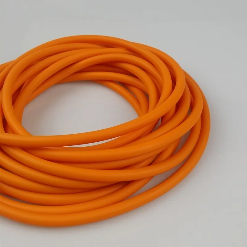 Natural Latex Slingshots Rubber Tube 0.5/1/2/3/4/5M for Hunting Shooting High Elastic Tubing Band Accessories 2mmX5mm Diameter