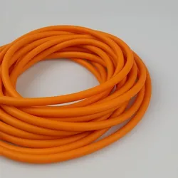 Tirachinas de látex Natural, tubo de goma de 0,5/1/2/3/4/5M para caza, tiro, accesorios de banda de tubo de alta elasticidad, 2mm x 5mm de diámetro