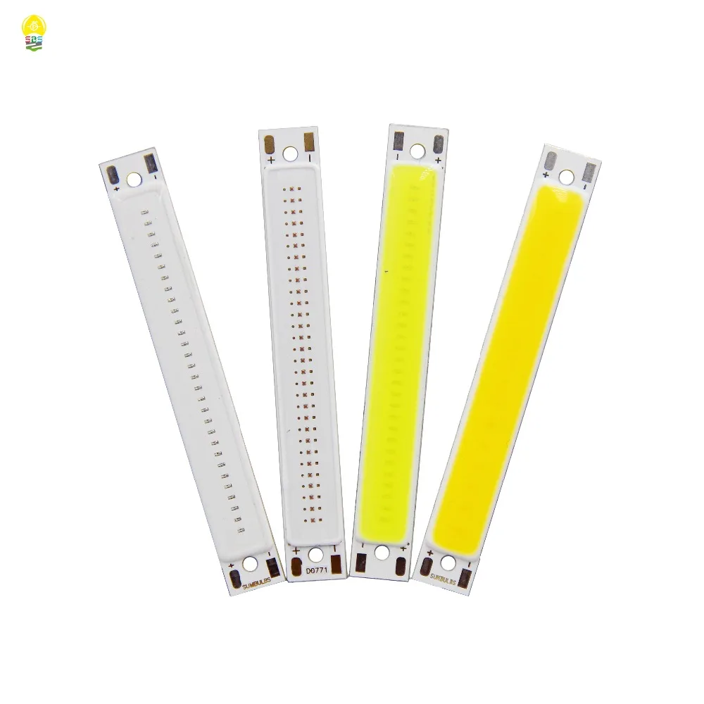 

DC3-3.7V 2V COB LED Bulb 60x8mm 1.5W 3W Light source Warm Cold White Blue Red LED COB Strip Chip for DIY Work Bicycle Lighting