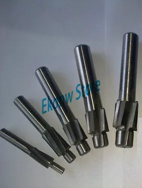 5pcs/set 4 Flute HSS AL Counterbore End Mill M3 M4 M5 M6 M8 metric Endmill/ sink holes drilling head milling cutter