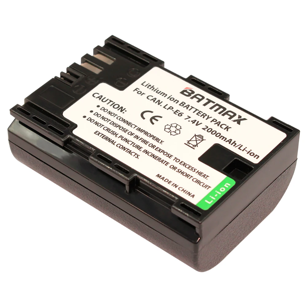 4 pces de alta capacidade LP-E6 lp e6 lpe6 bateria akku + lcd carregador duplo para canon eos 5d2 5ds r mark ii 2 iii 6d 60d 7d 7d 7d