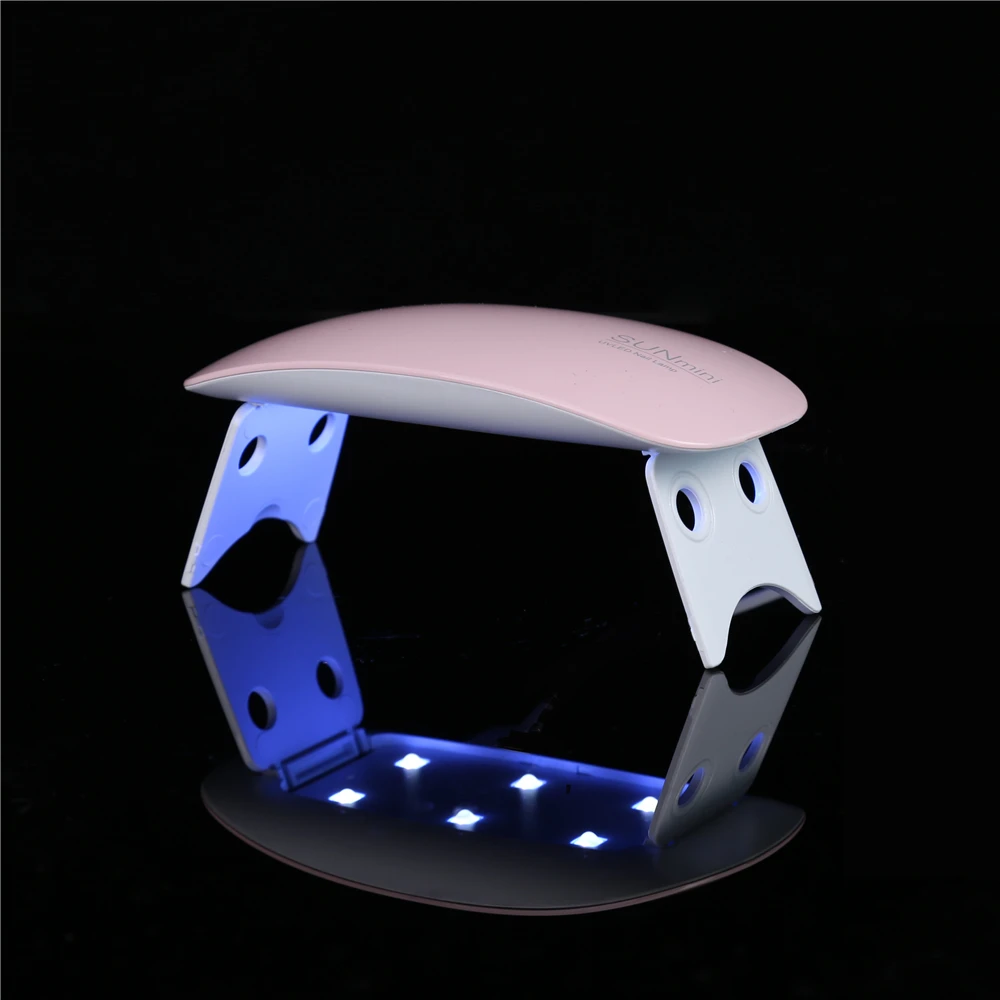 2019 New Mini USB LED UV Lamp For Curing Nail Dryer Nail Gel Polish Dryer Lamp Led Rainbow Lamp For Nail Art Manicure Tools