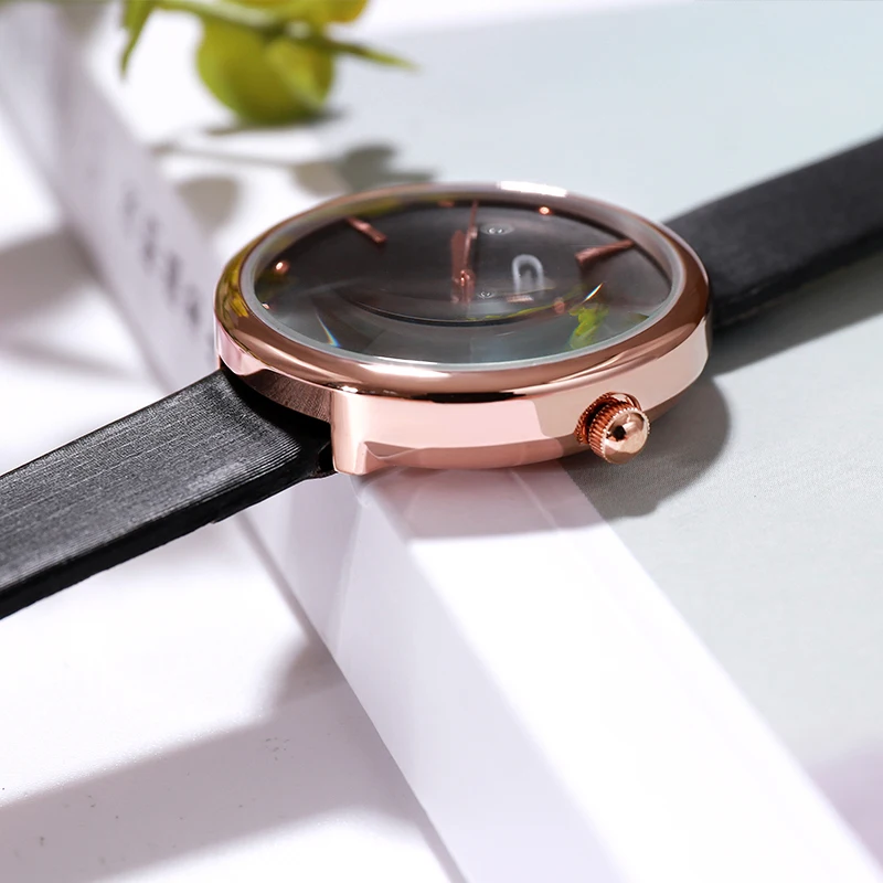 Часы наручные GEDI женские кварцевые, брендовые Роскошные модные наручные с кожаным ремешком, 2019