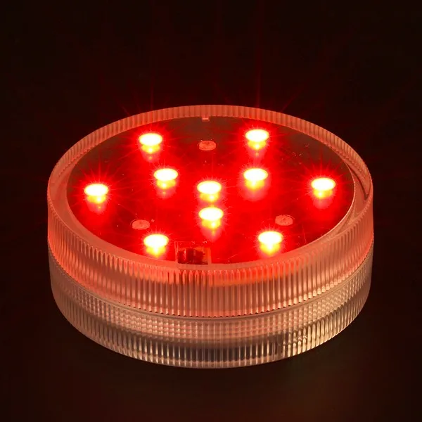 

1piece/lot Remote Controlled Waterproof 10-LED Light for Aquarium, Centerpiece, Vase base floral, Christmas, Wedding Party