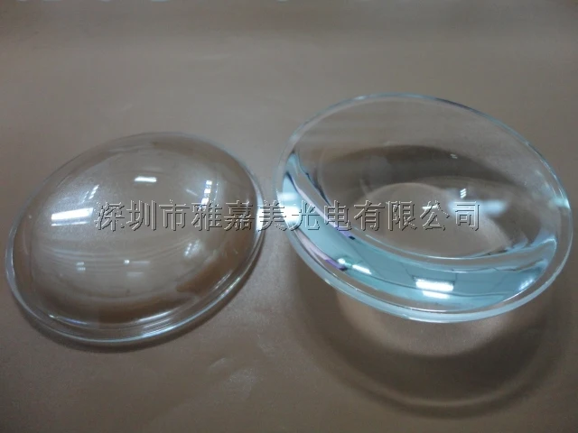 optical glass convex lens Diameter 64MM Height: 17.8MM and 19MM Led lens,100W light plano convex lens