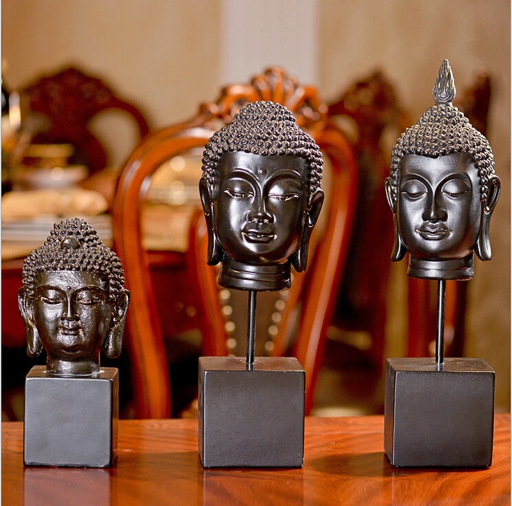 D creative Home Furnishing European room decor Thailand Buddha resin soft decoration crafts gifts decoration decoration