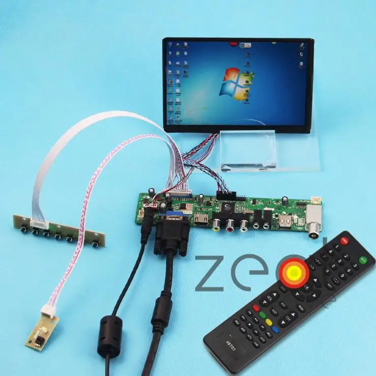 

TV/HDMI/VGA/AV/USB/AUDIO Controller Board Card+7"inch N070ICG (1280*800) IPS LCD Screen Free Tracking